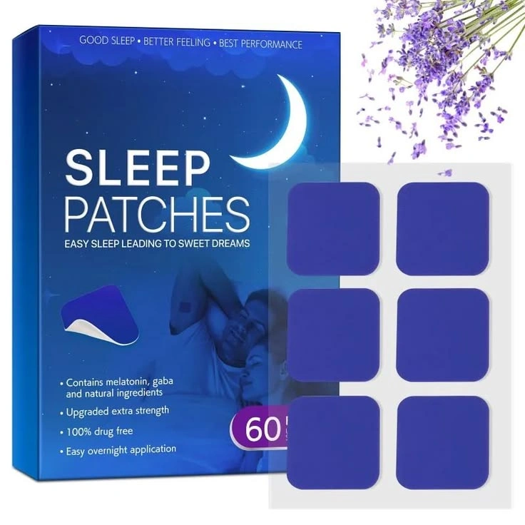 v3tel sleep patch applied on shoulder